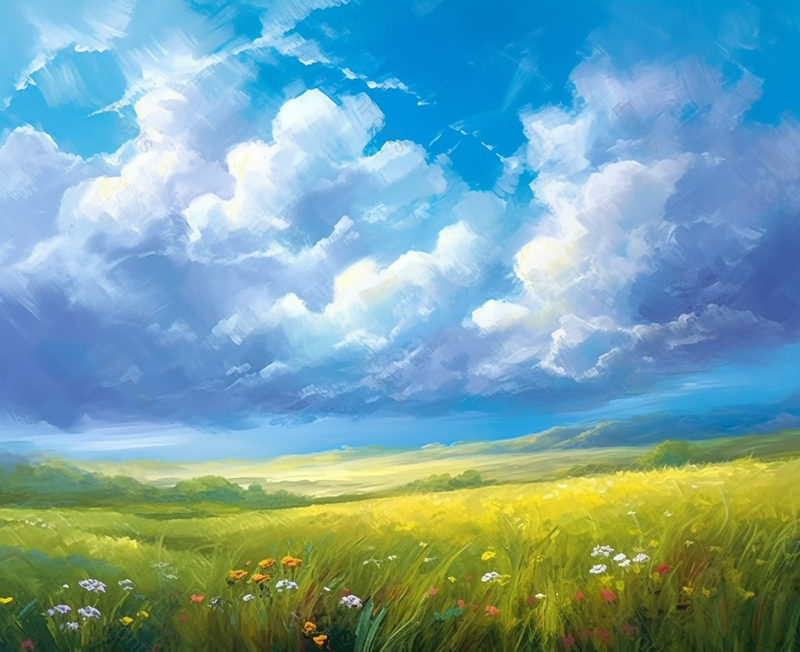 阳光明媚的田园户外风景背景,插画/手绘图,插画/手绘图库,插画/手绘图下载,插画/手绘
